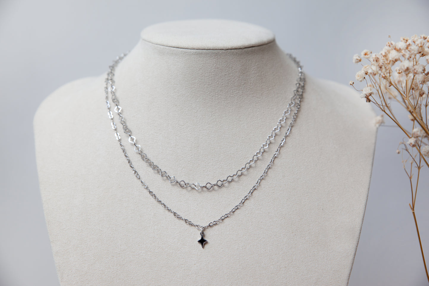 Collier Stella Argenté